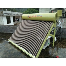 太空能热水器安装实例