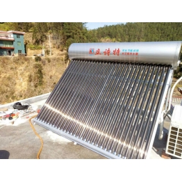 太空能热水器安装实例